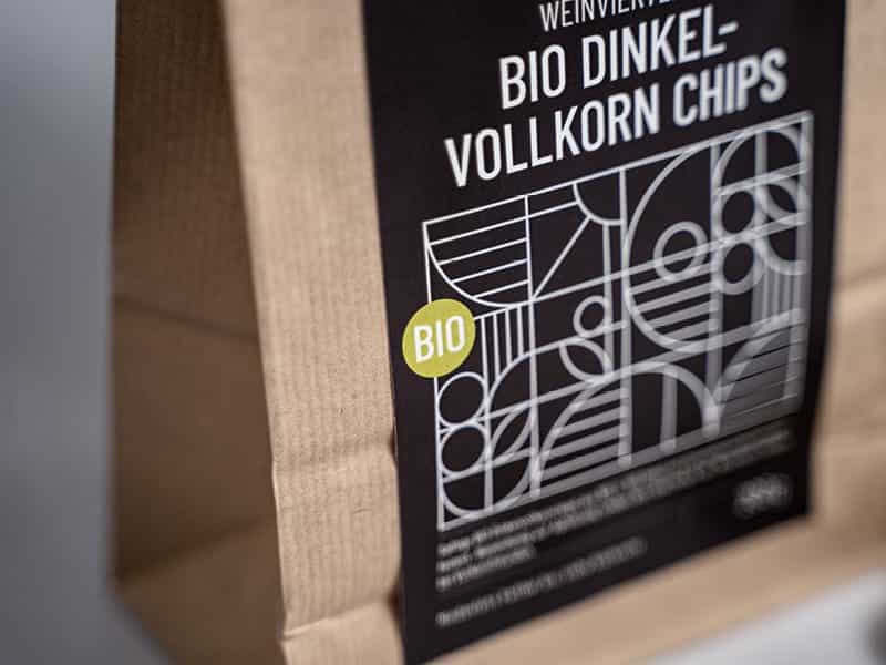 Verpackungsdesign für Bio Dinkel-Vollkorn Chips von der Bäckerei Geier von Lunik2